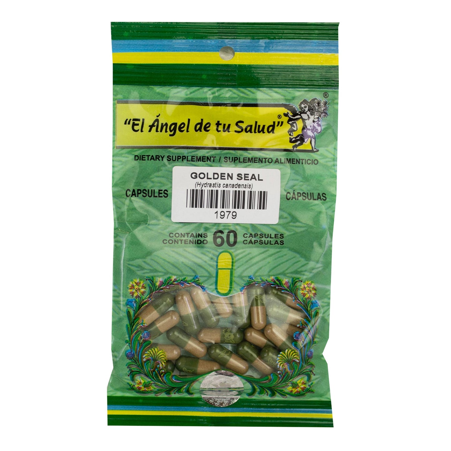 GOLDEN SEAL raíz ™ Cápsula dura bolsa verde 60