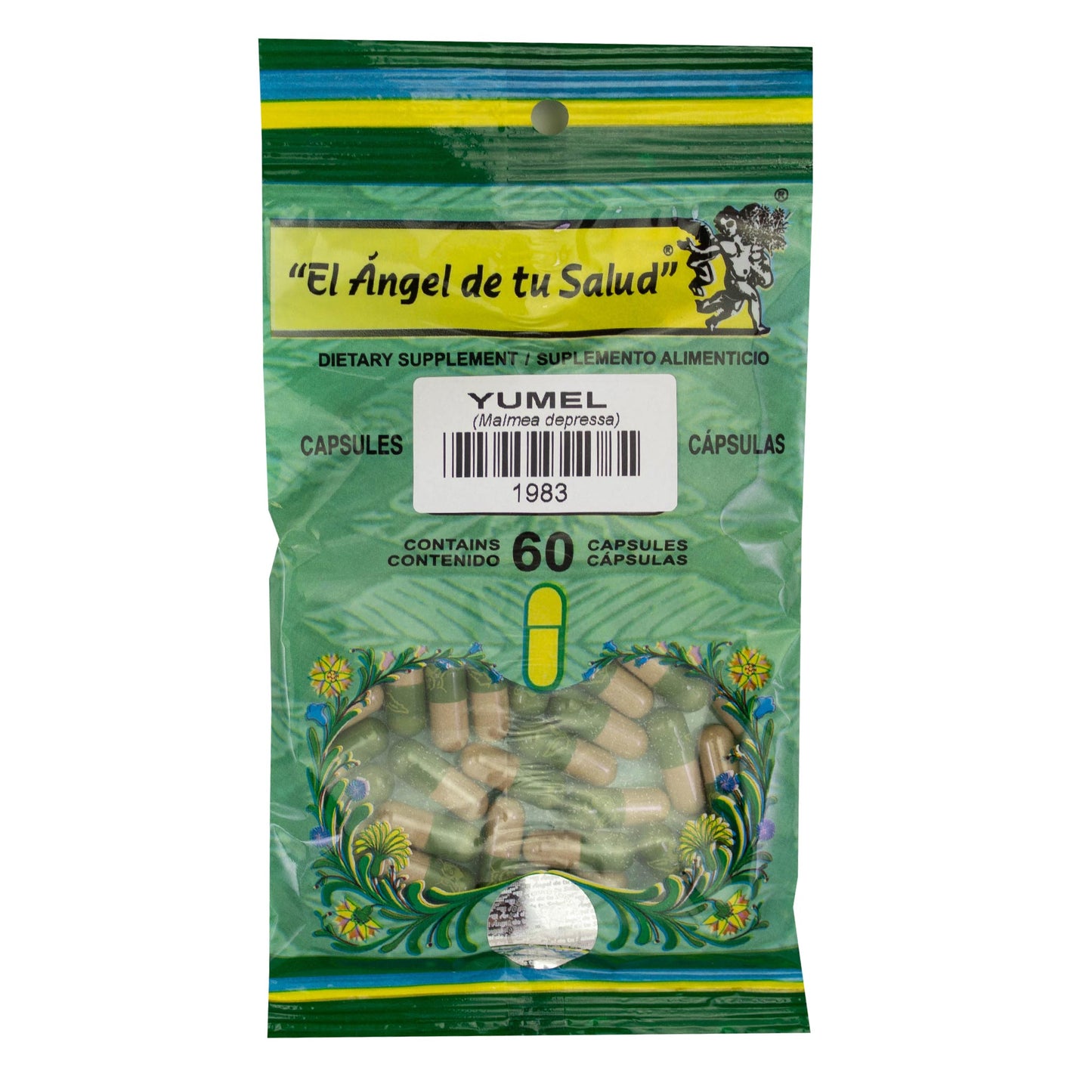 YUMEL ™ Cápsula dura bolsa verde 60