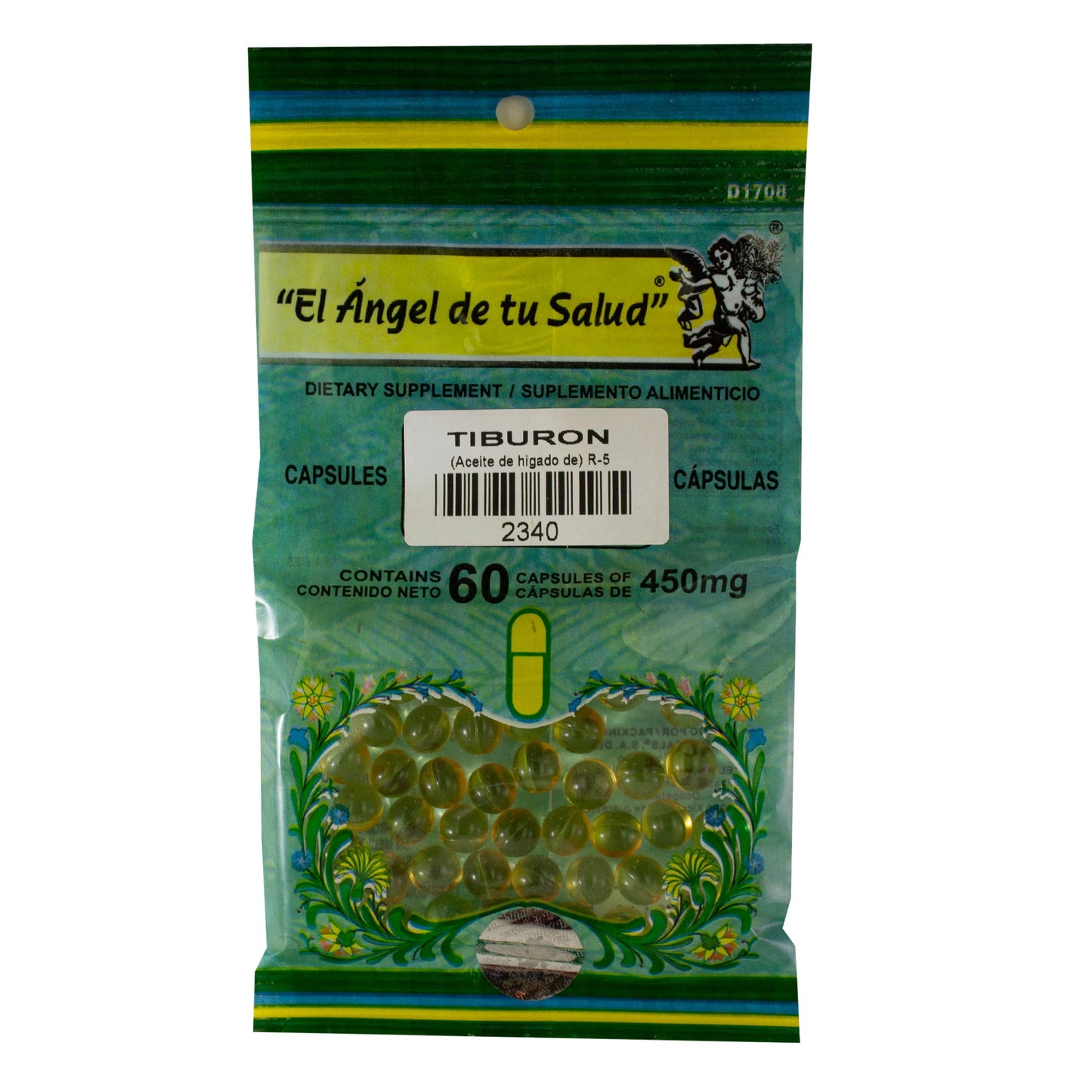 TIBURÓN Aceite hígado de ™ Cápsula blanda bolsa verde 60