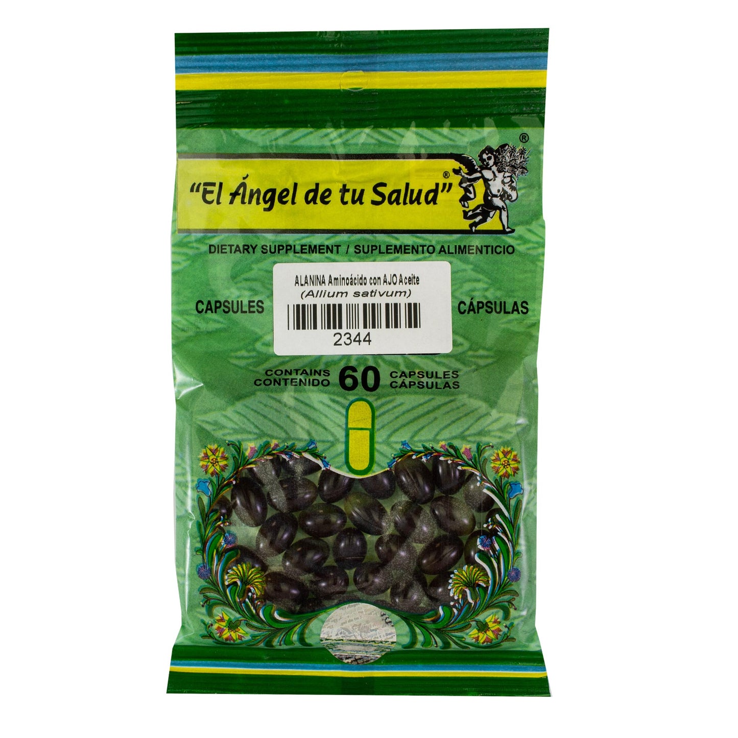 AJO con ALANINA ™ Cápsula blanda bolsa verde 60u
