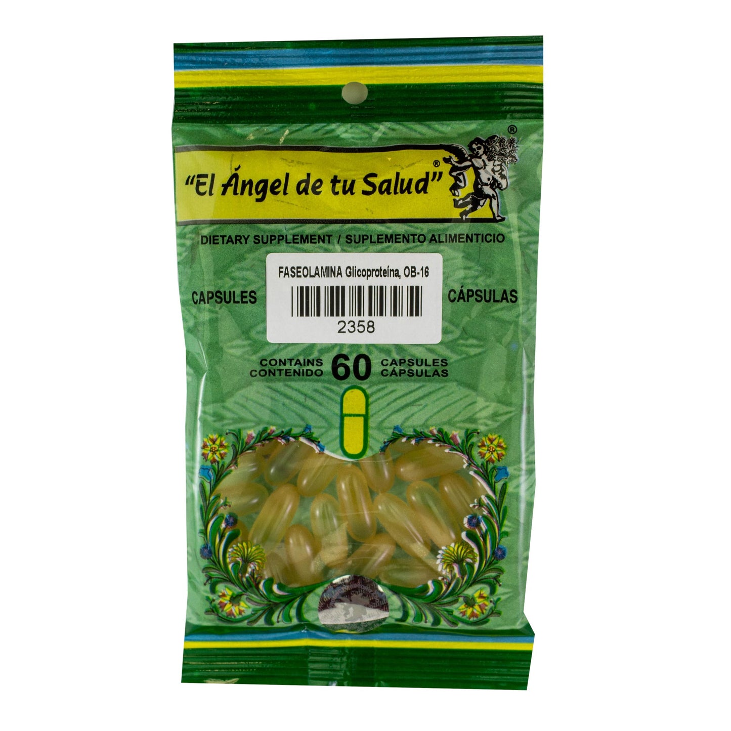 FASEOLAMINA Aceite ™ Cápsula blanda bolsa verde 60