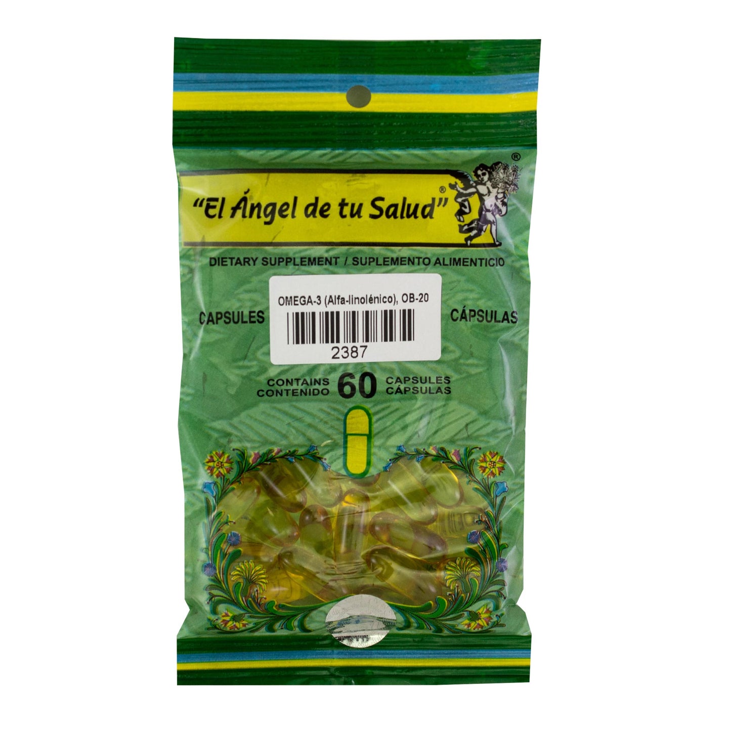 OMEGA 3 ™ Cápsula blanda bolsa verde 60