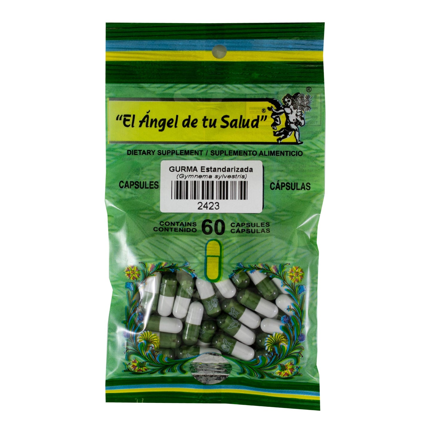 GURMA Estandarizada ™ Cápsula dura bolsa verde 60