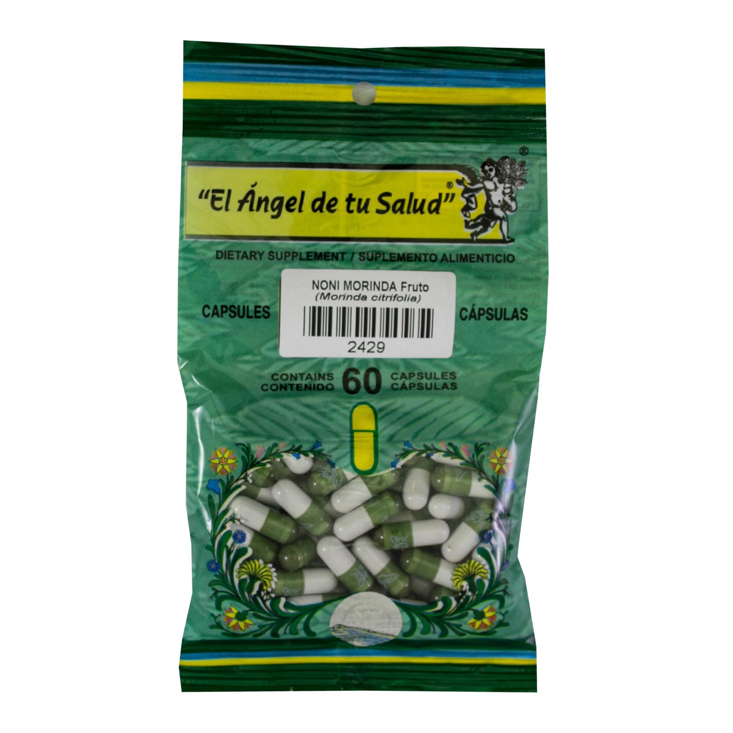 NONI MORINDA fruto ™ Cápsula dura bolsa verde 60u