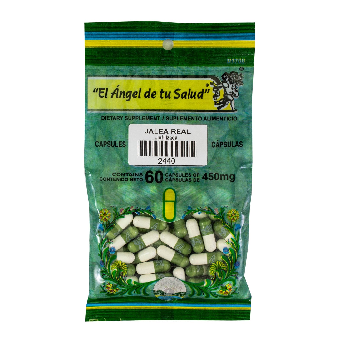 JALEA REAL LIOFILIZADA ™ Cápsula dura bolsa verde 60