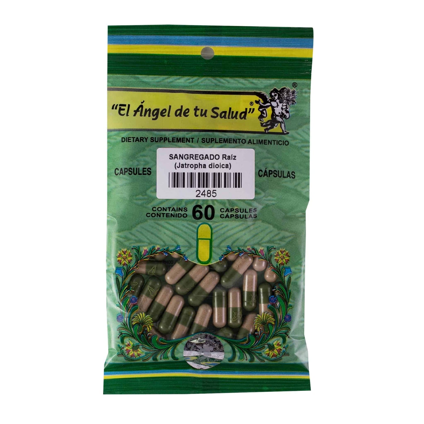 SANGREGADO raíz ™ Cápsula dura bolsa verde 60