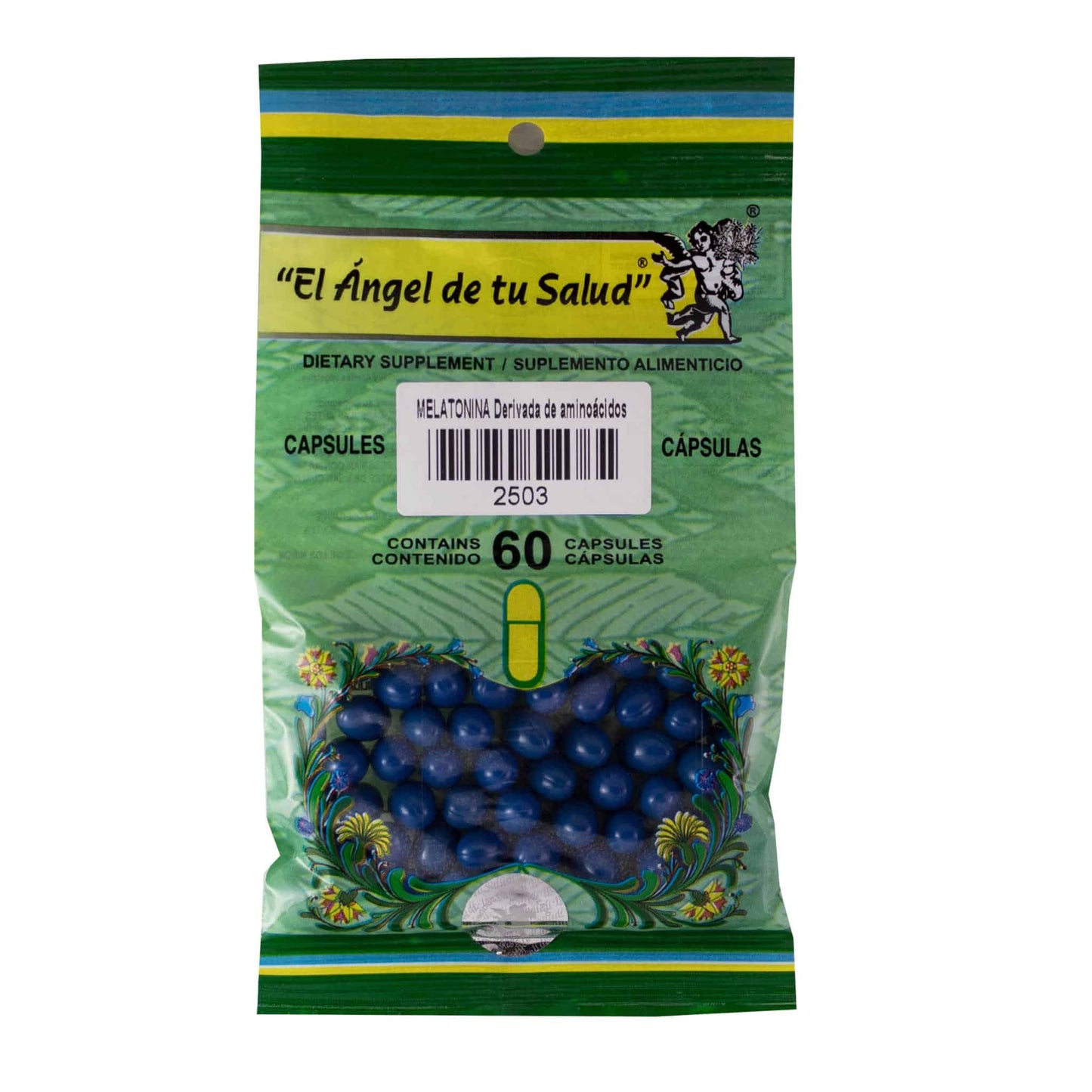 MELATONINA ™ Cápsula blanda bolsa verde 60