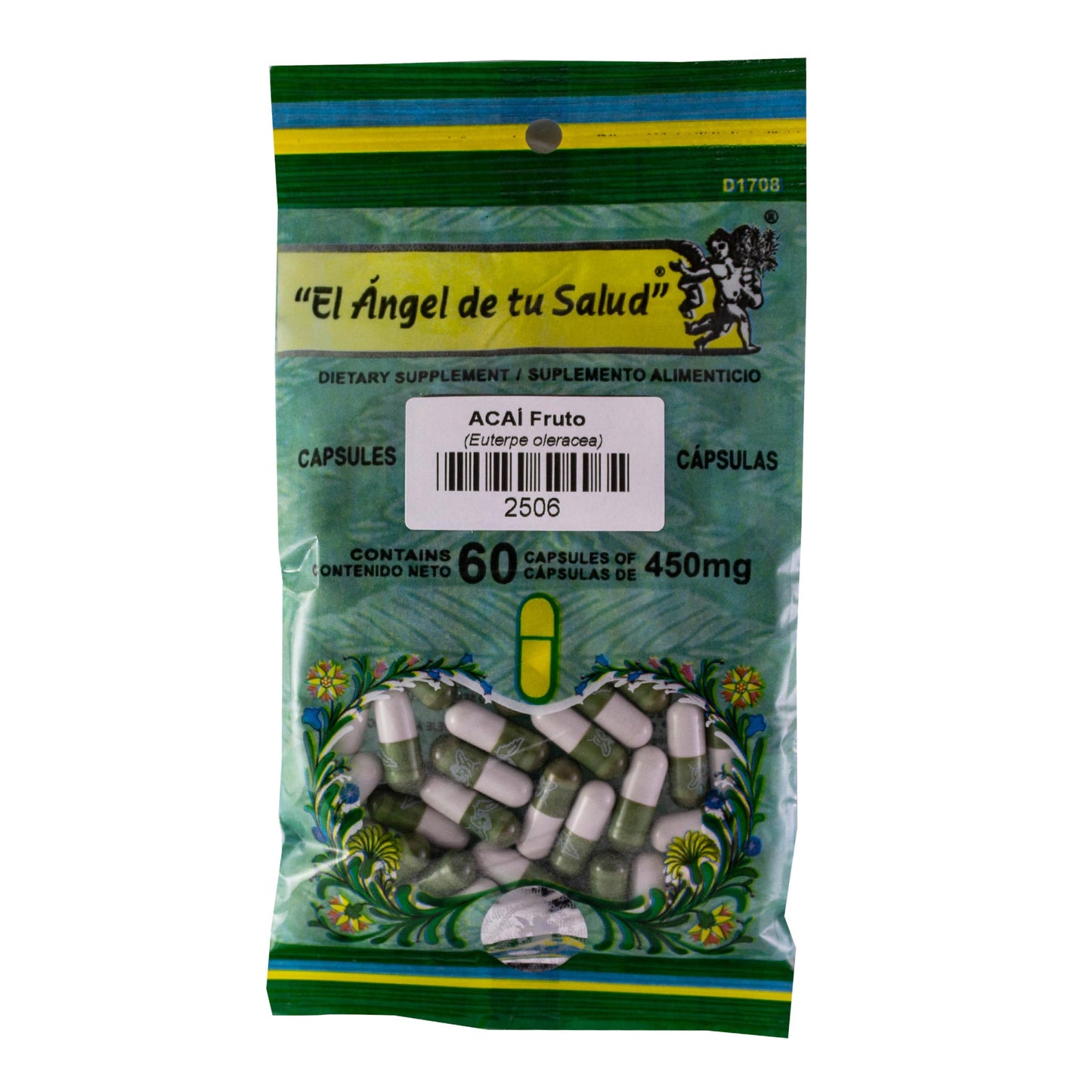 ACAÍ fruto ™ Cápsula dura bolsa verde 60