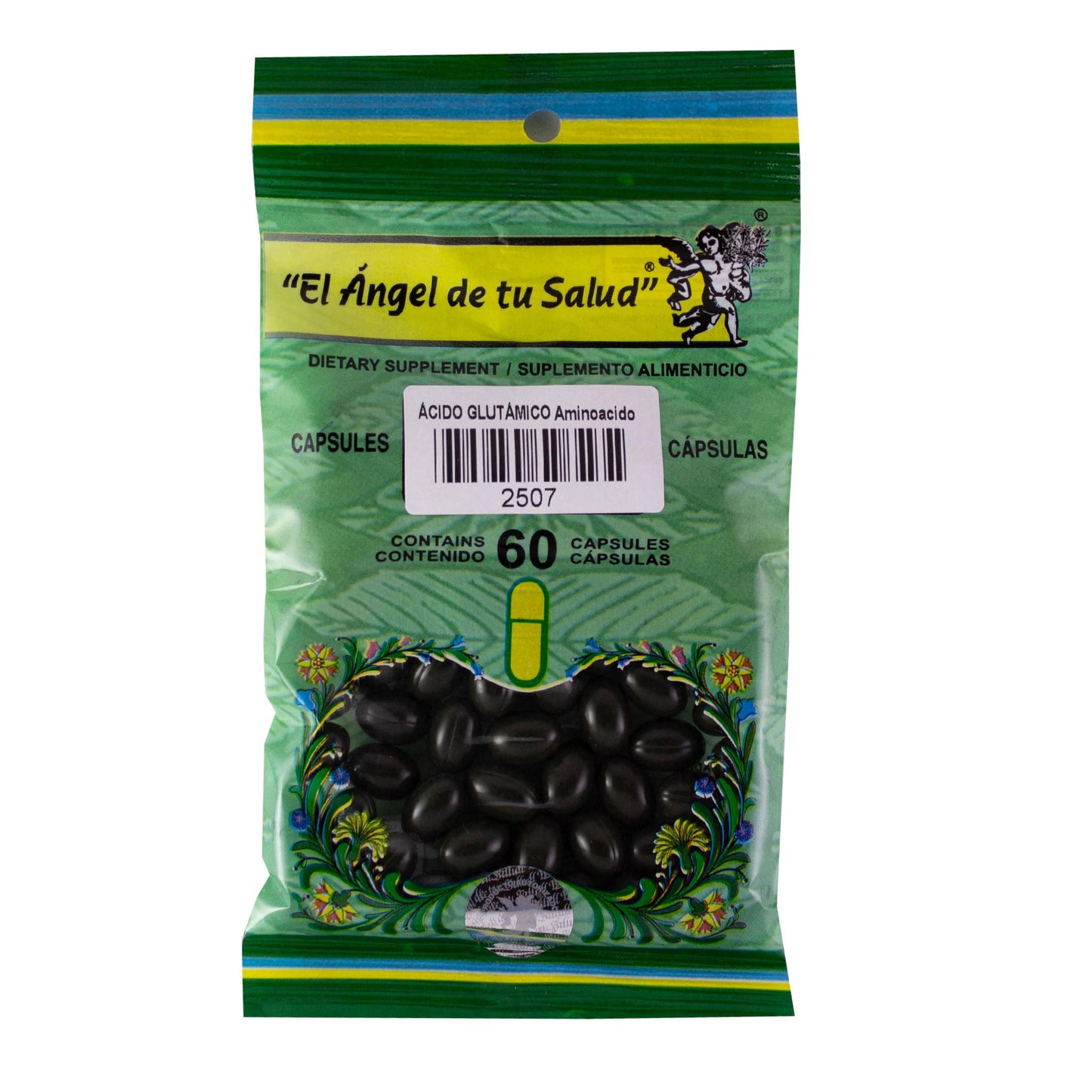 ÁCIDO GLUTÁMICO ™ Cápsula blanda bolsa verde 60