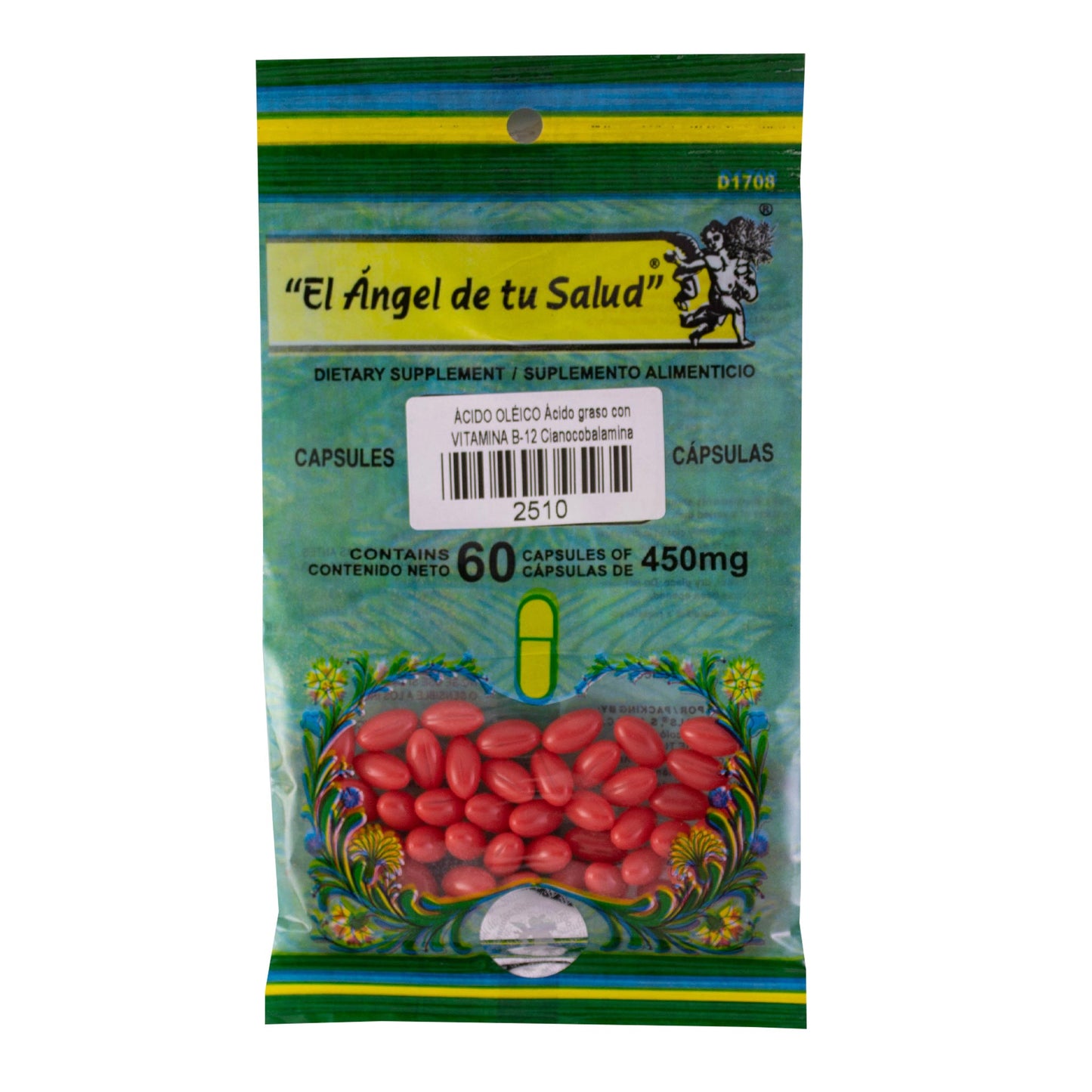 ÁCIDO OLÉICO con VITAMINA B12 ™ Cápsula blanda bolsa verde 60