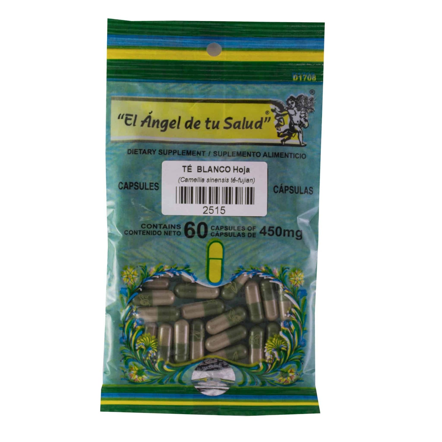 TÉ BLANCO ™ Cápsula dura bolsa verde 60