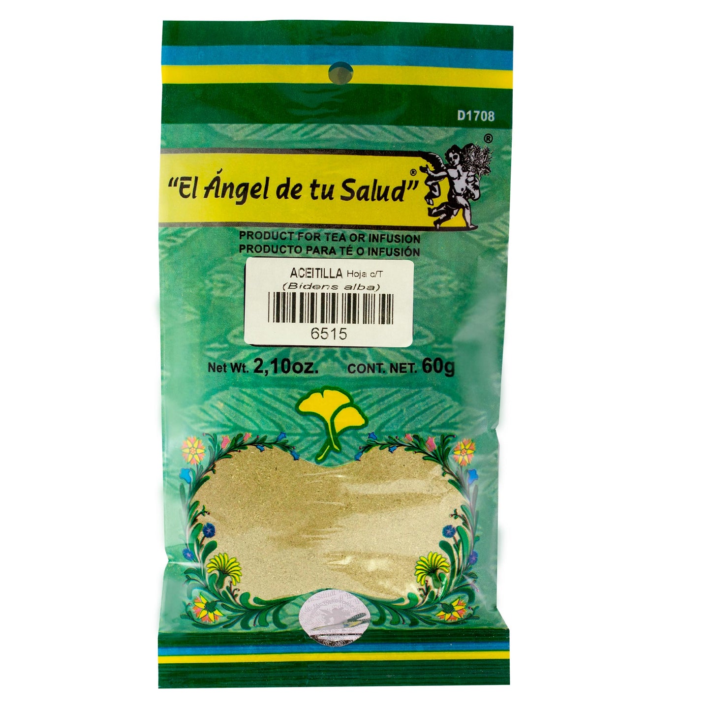 ACEITILLA hojas con tallo ™ Polvo bolsa verde 60g