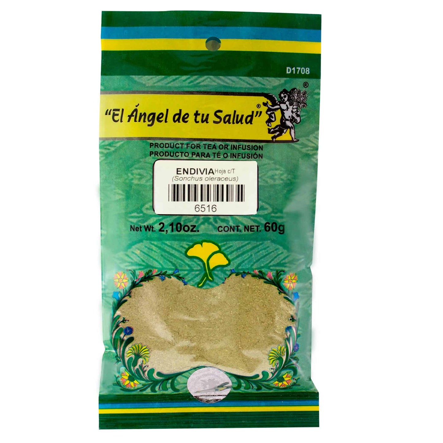 ENDIVIA hojas con tallo ™ Polvo bolsa verde 60g