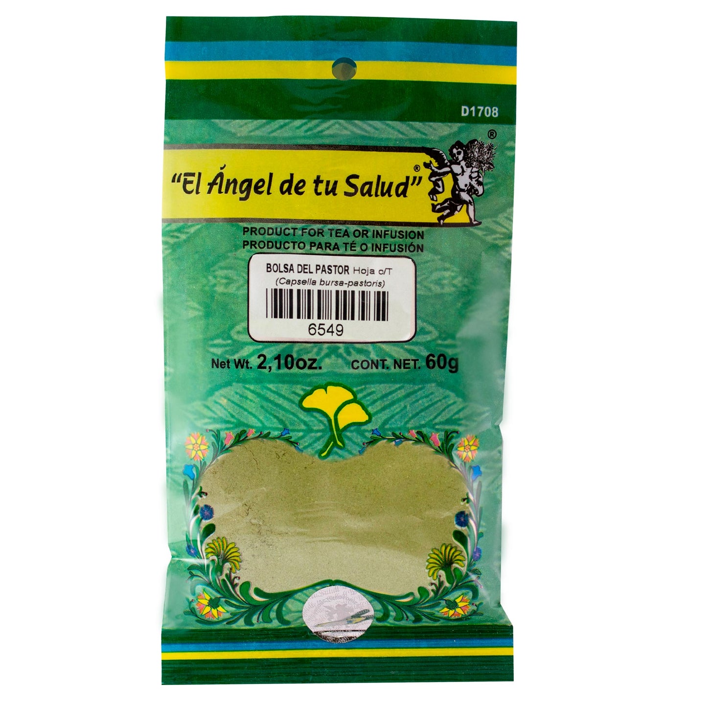 BOLSA DEL PASTOR hojas con tallo ™ Polvo bolsa verde 60g