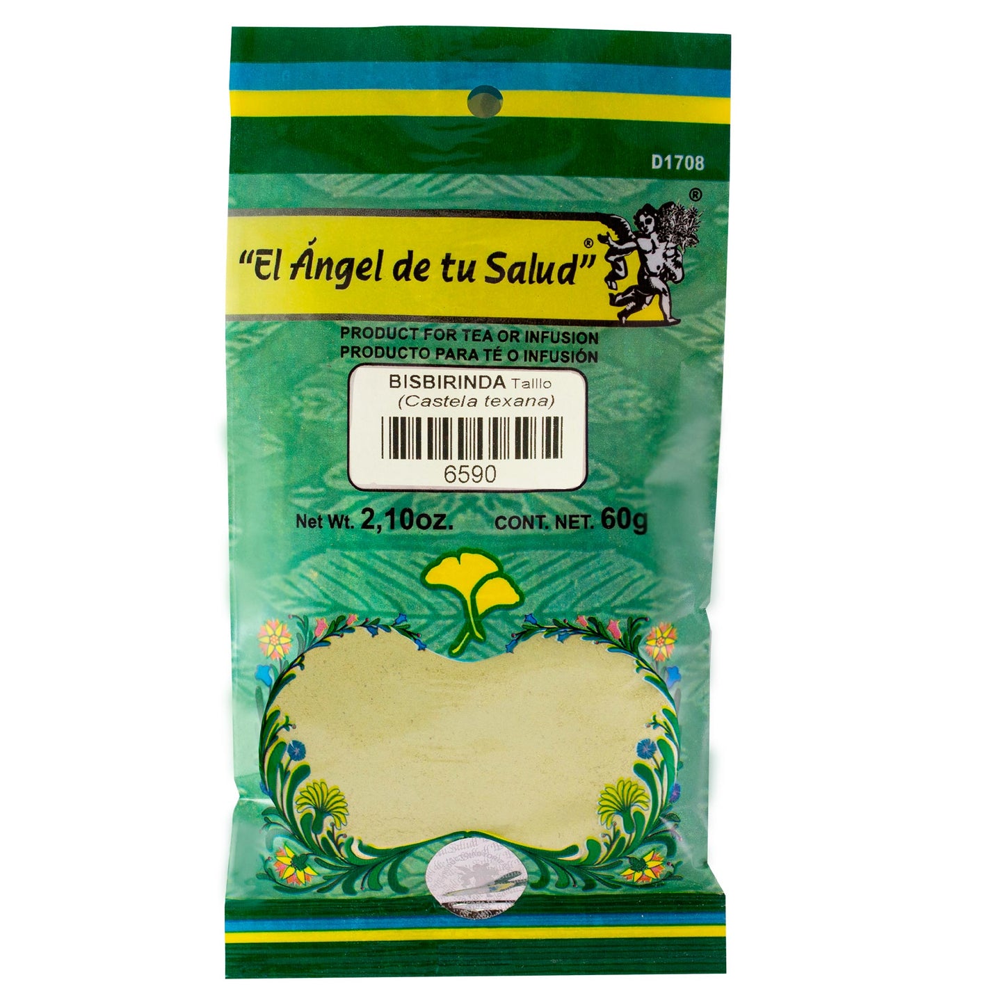 BISBIRINDA tallo ™ Polvo bolsa verde 60g
