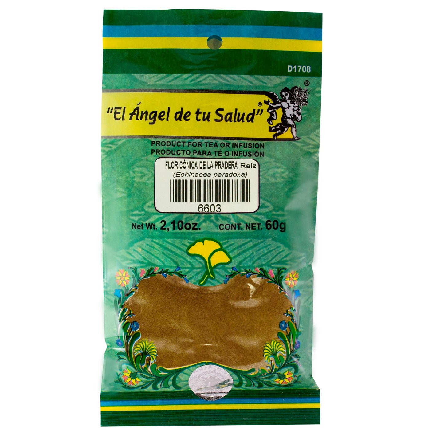 FLOR CÓNICA raíz ™ Polvo bolsa verde 60g