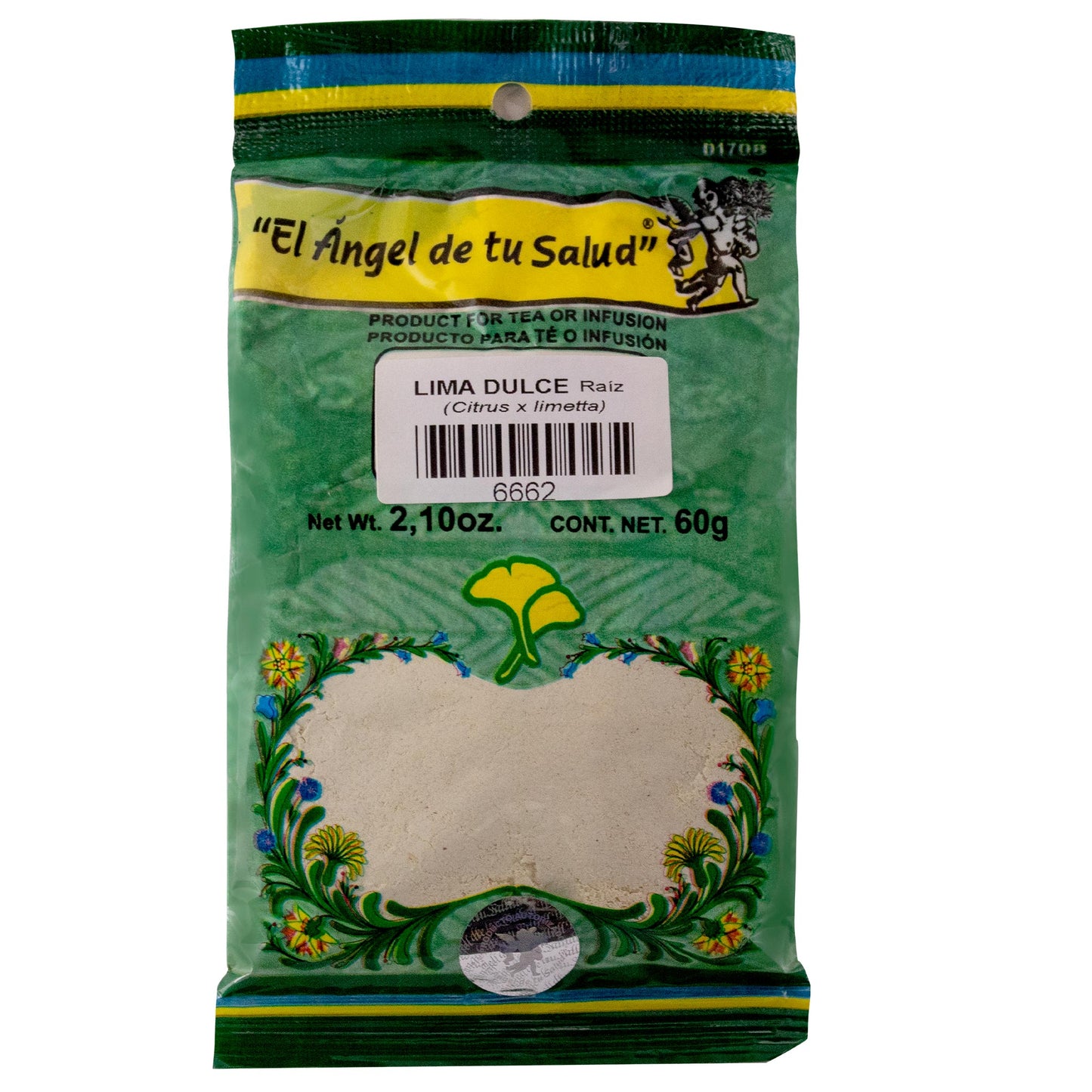 LIMA DULCE raíz ™ Polvo bolsa verde 60g