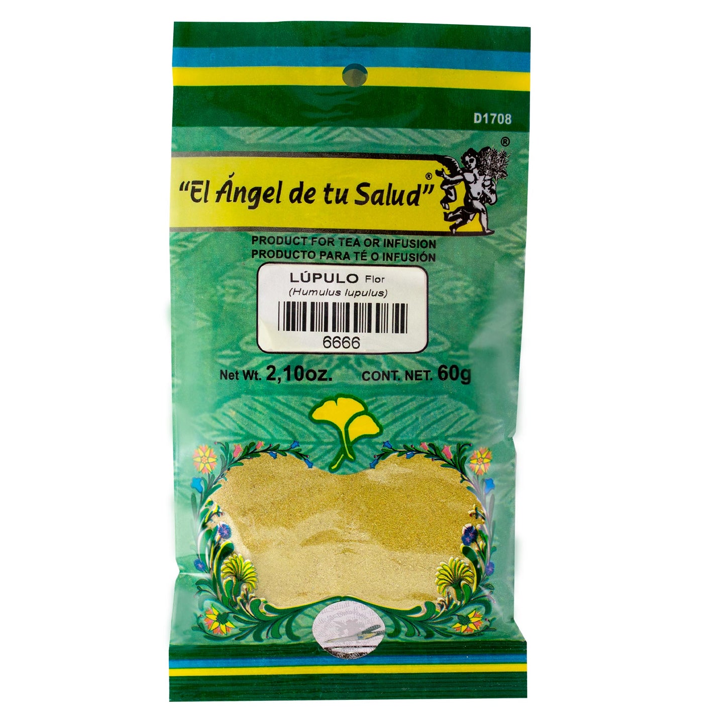 LÚPULO flor ™ Polvo bolsa verde 60g
