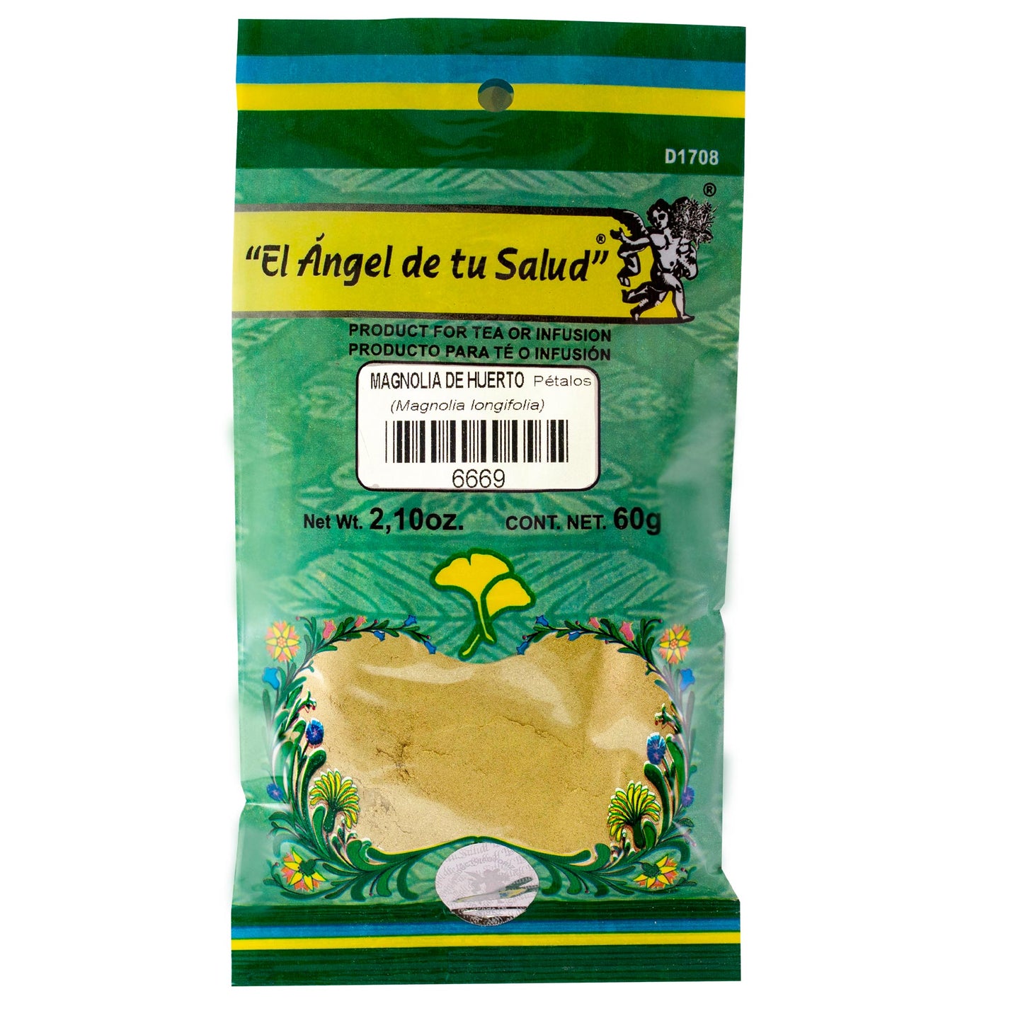 MAGNOLIA DE HUERTO pétalos ™ Polvo bolsa verde 60g