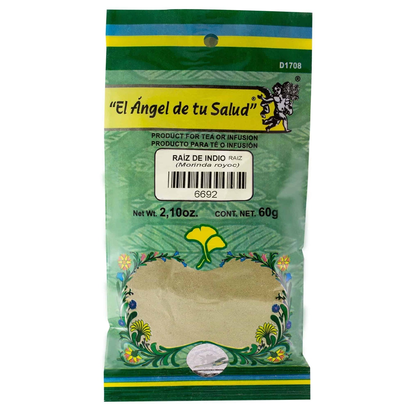 RAÍZ DE INDIO ™ Polvo bolsa verde 60g