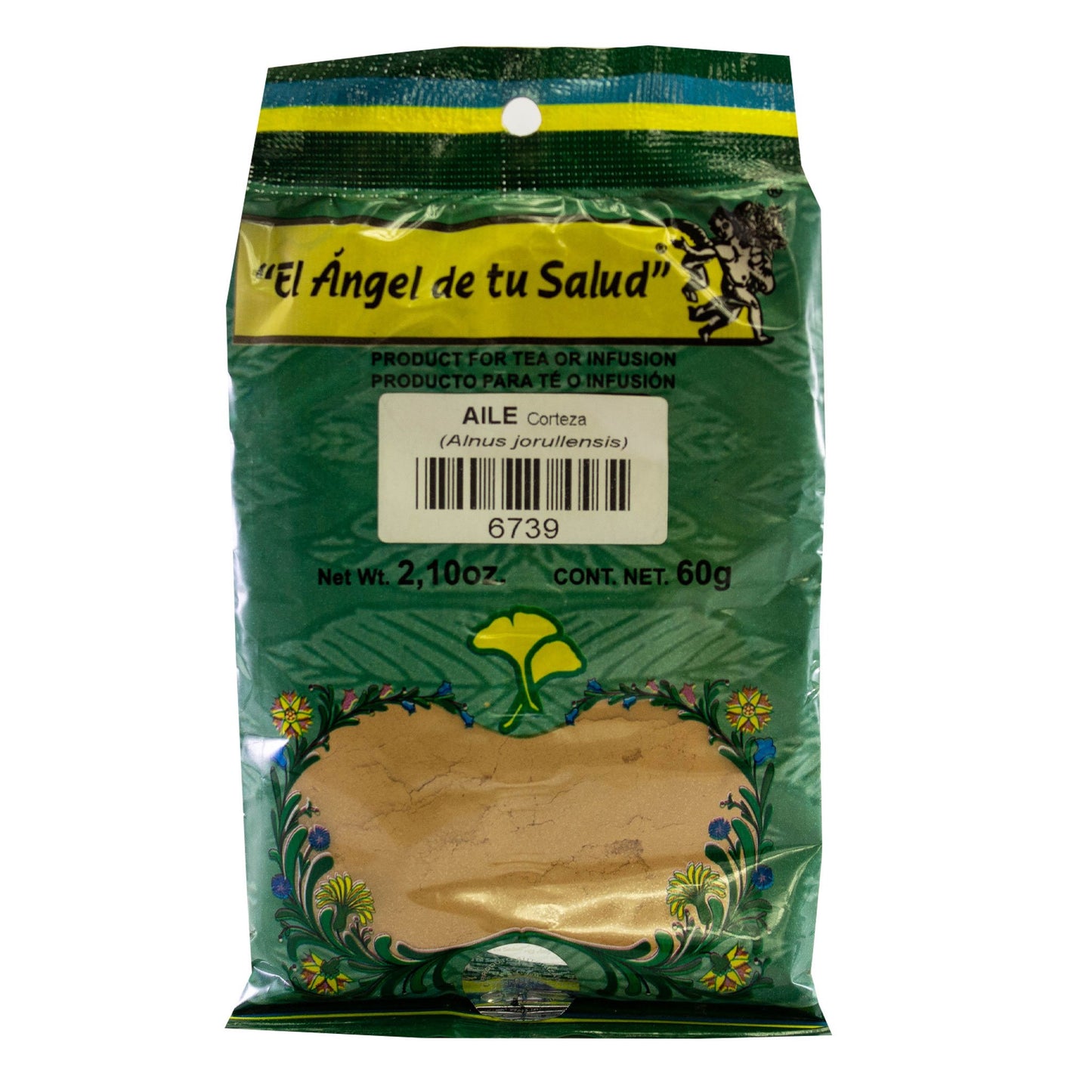 AILE corteza ™ Polvo bolsa verde 60g