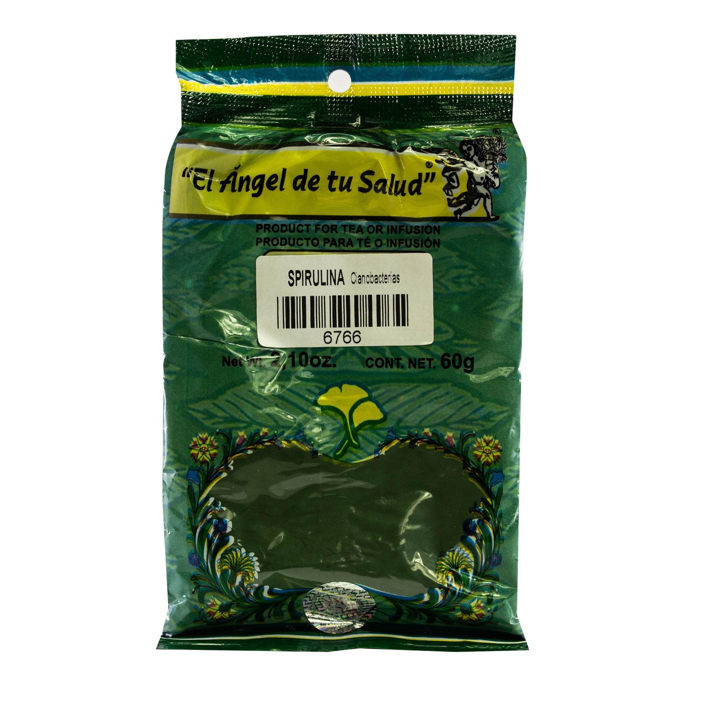 SPIRULINA alga ™ Polvo bolsa verde 60g
