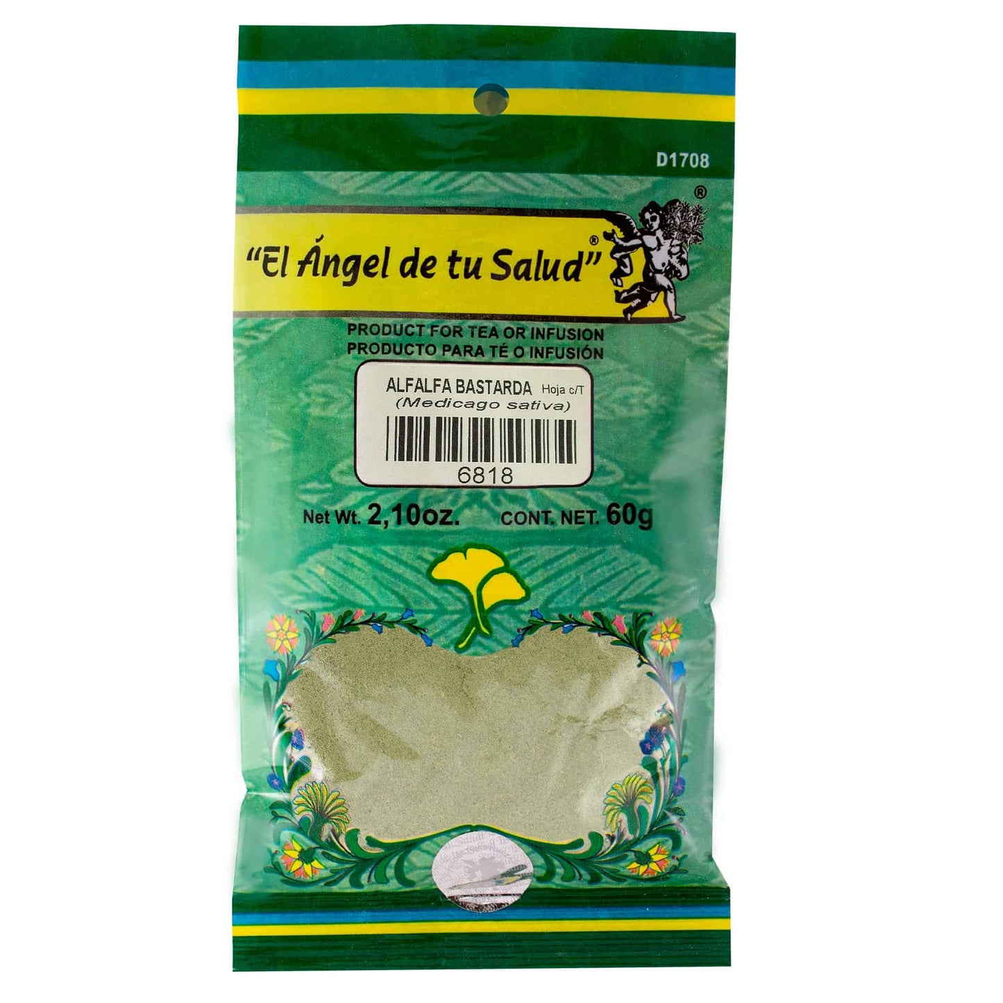ALFALFA BASTARDA HOJAS ™ Polvo bolsa de 60g