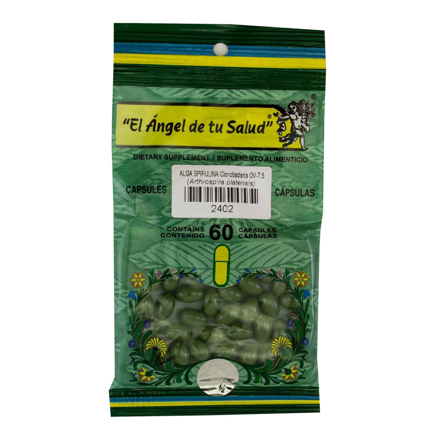 ALGA SPIRULINA ™ Cápsulas niños bolsa con 60