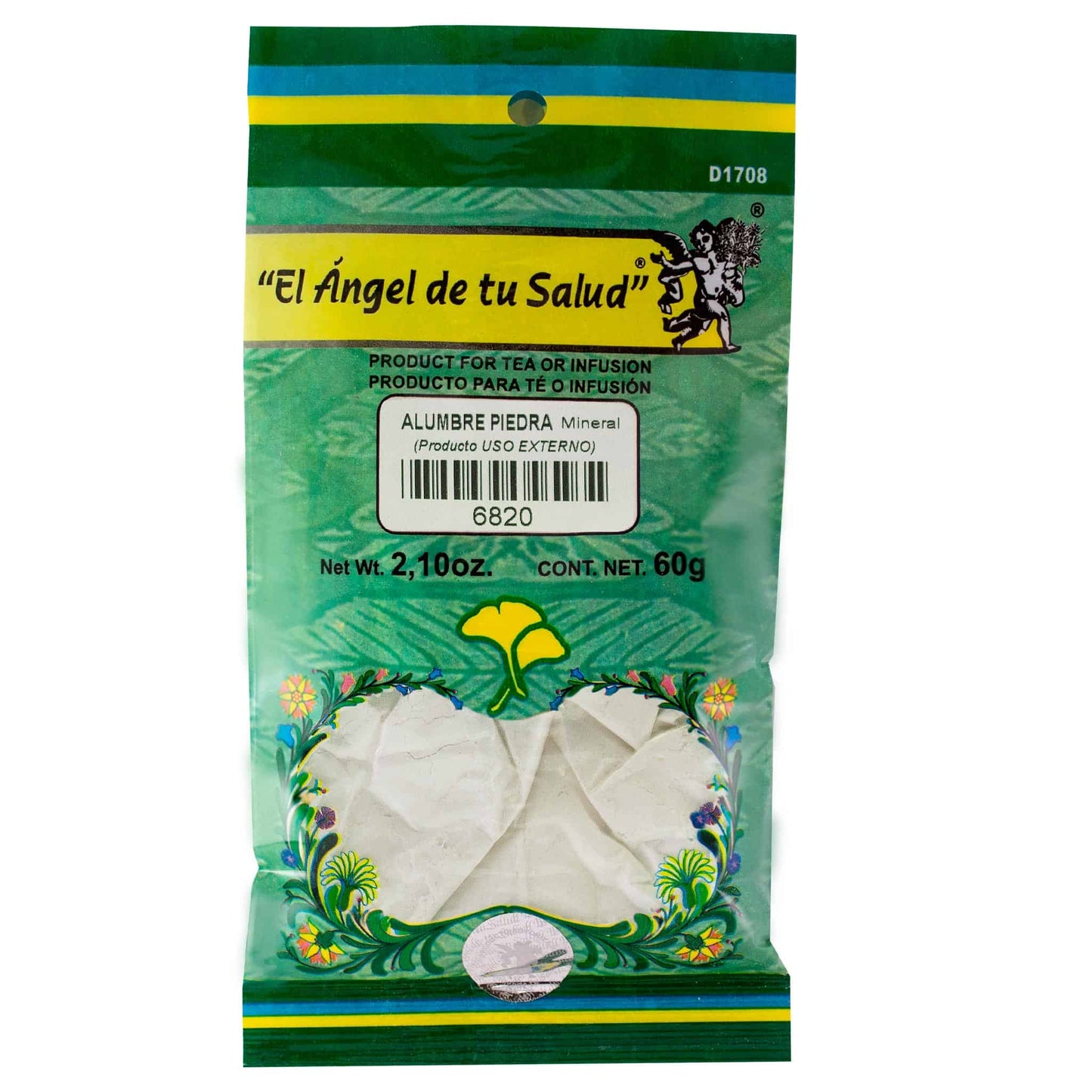 ALUMBRE PIEDRA ™ Polvo bolsa de 60g (USO EXTERNO)