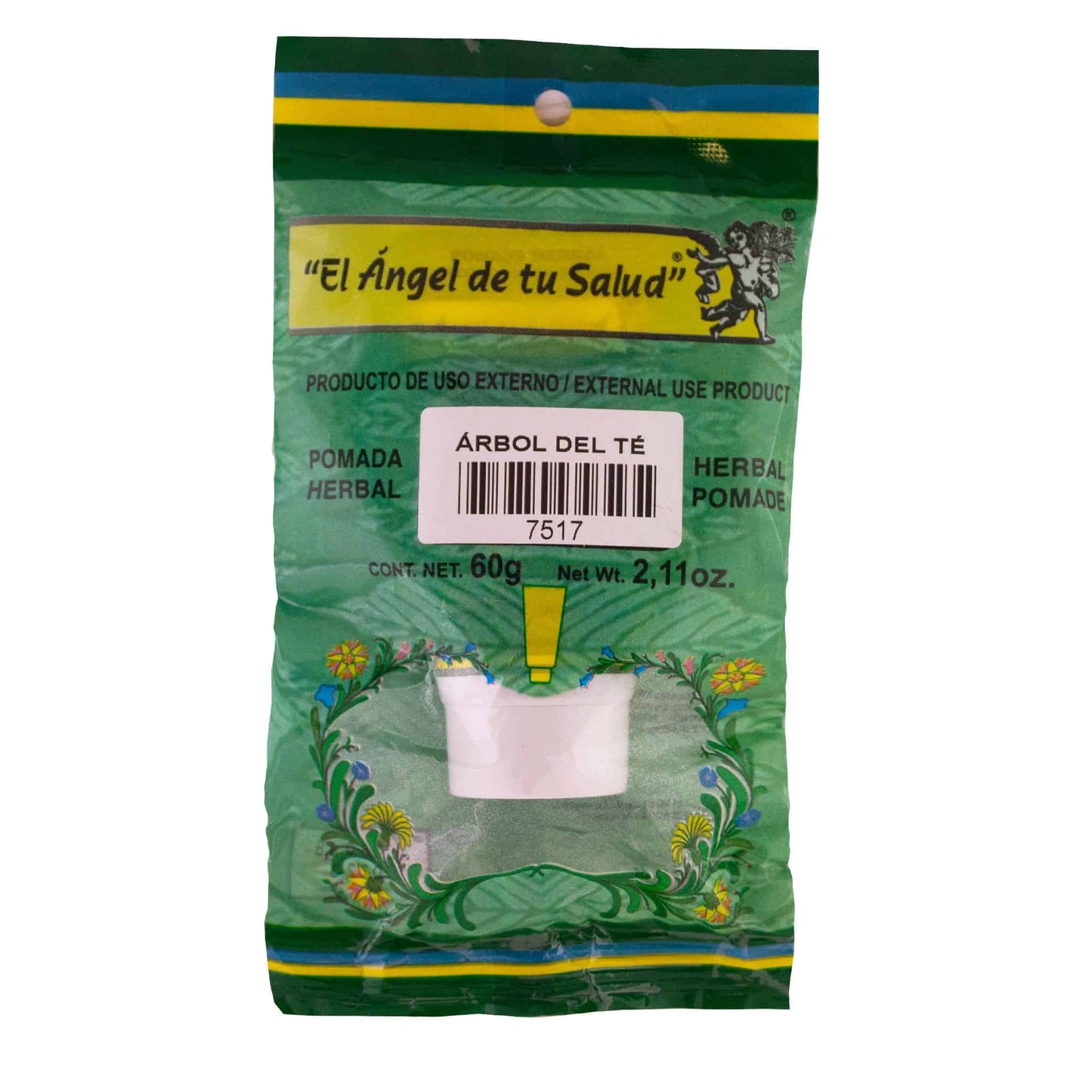 ÁRBOL DEL TÉ POMADA ™ Bolsa con tubo de 60g
