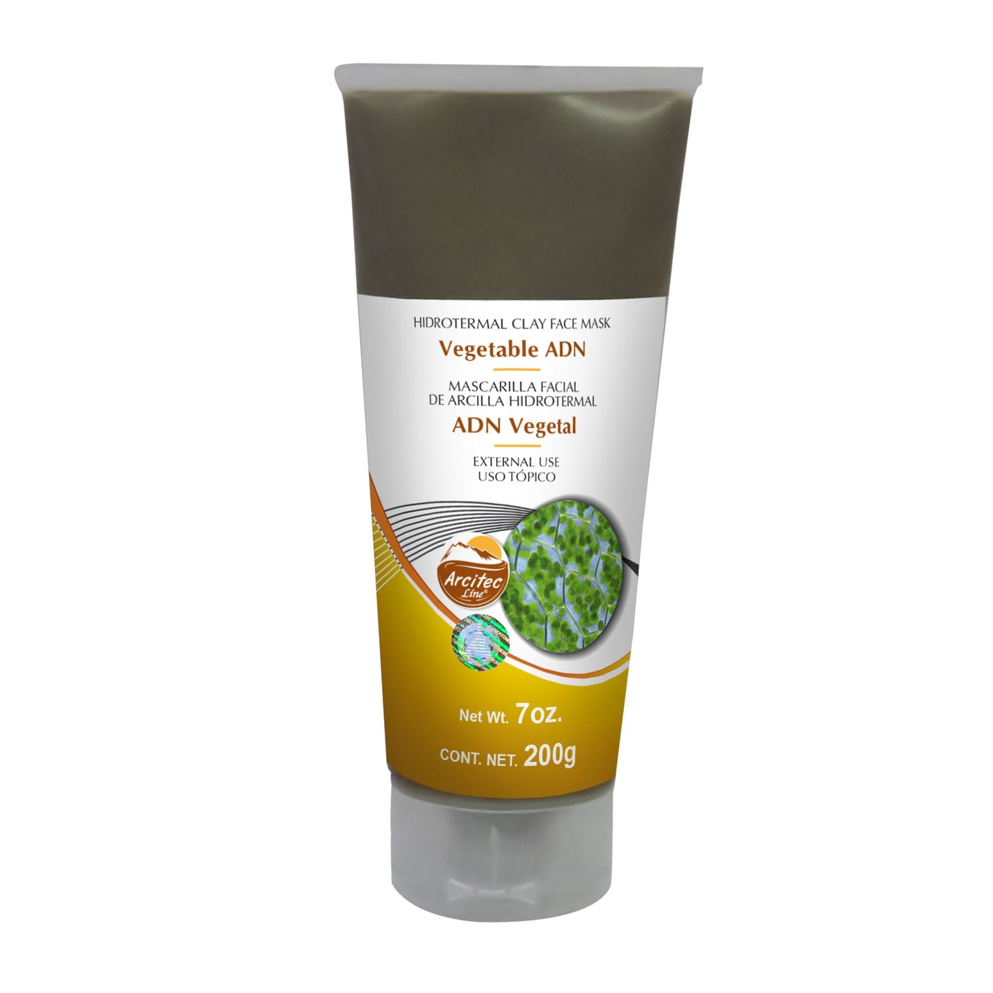 Mascarilla facial ARCITEC LINE ® arcilla hidrotermal con ADN vegetal tubo 200g