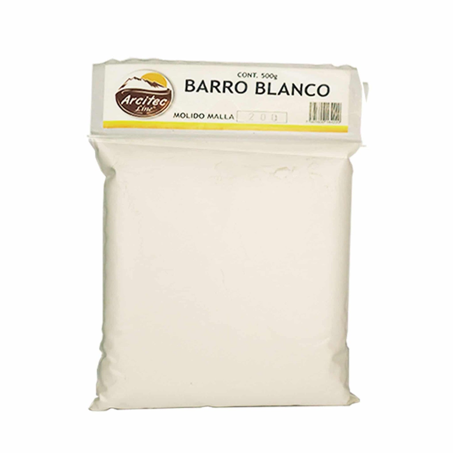 Polvo ARCITEC LINE ® barro blanco bolsa 500g