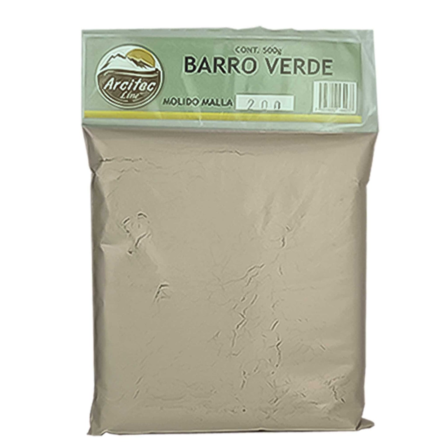 Polvo ARCITEC LINE ® barro verde bolsa 500g