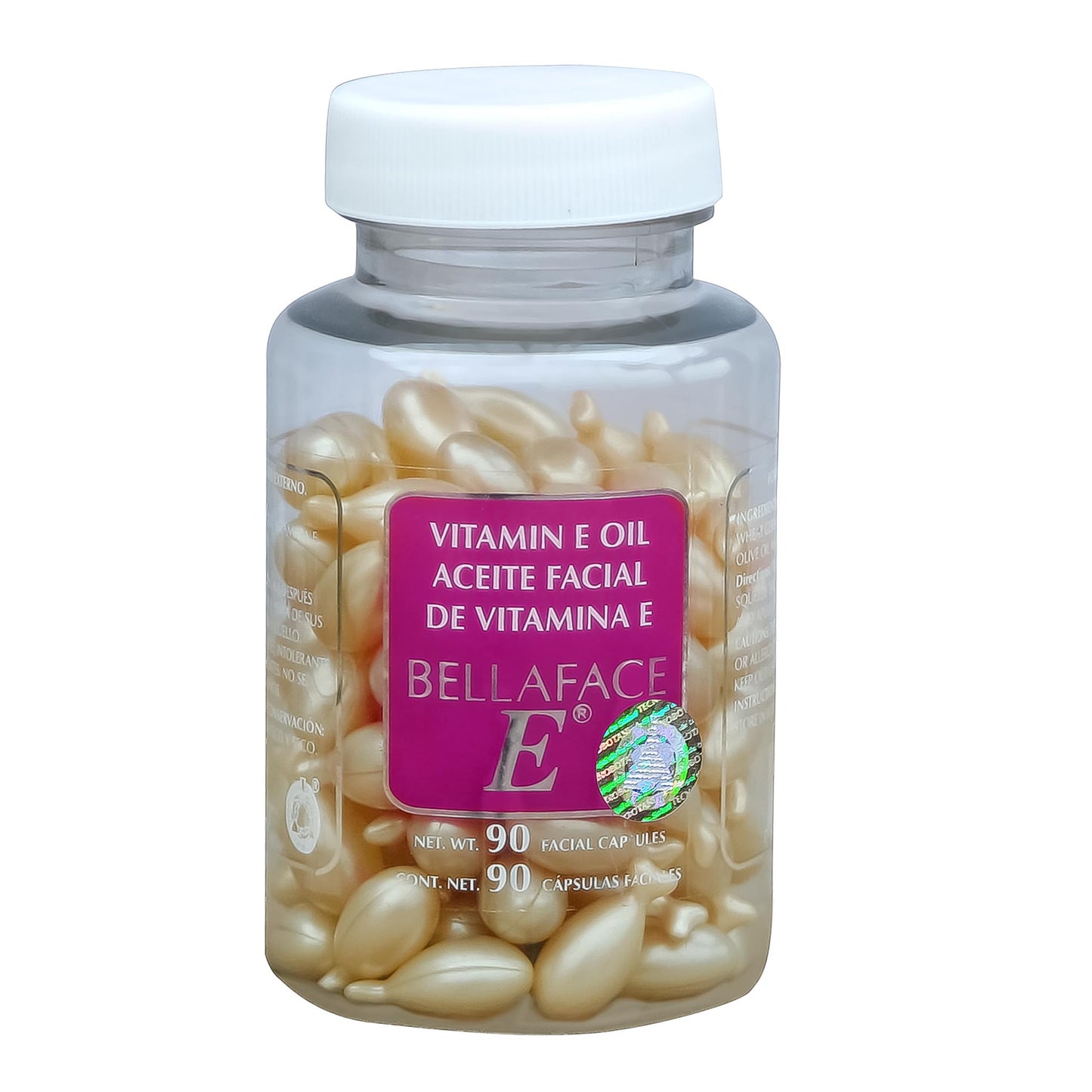 Ampolletas faciales BELLAFACE-E ® vitamina E frasco 90 amp