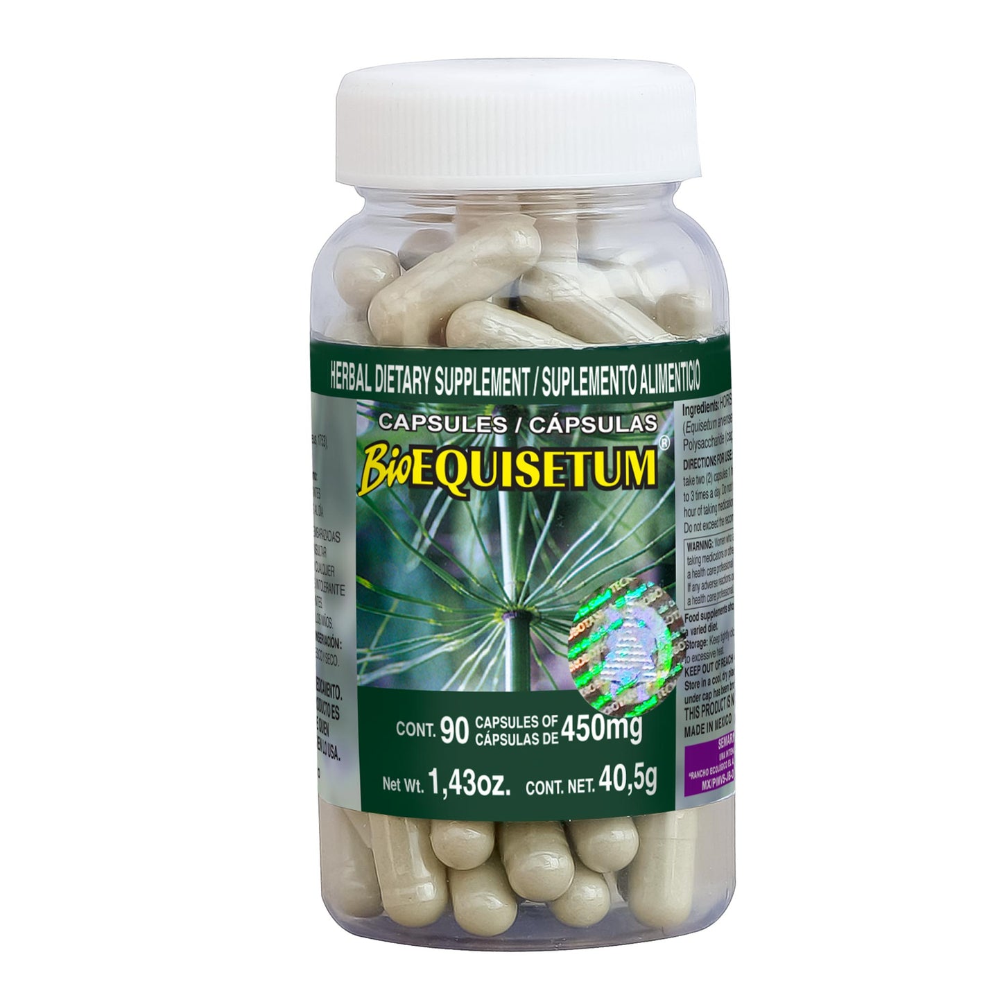 Cápsulas BIOEQUISETUM ® equiseto frasco 90