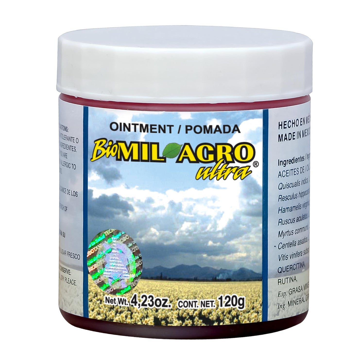 Pomada BIOMILAGRO ULTRA ® hojas de chuka tarro 120g