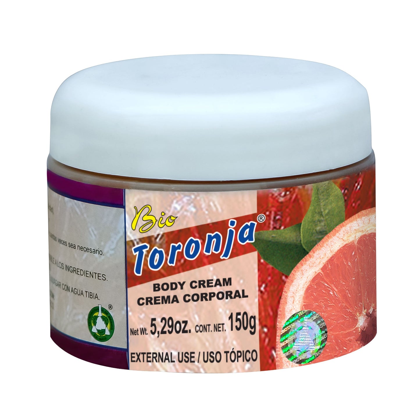Crema corporal BIOTORONJA ® aceite de toronja tarro 150g