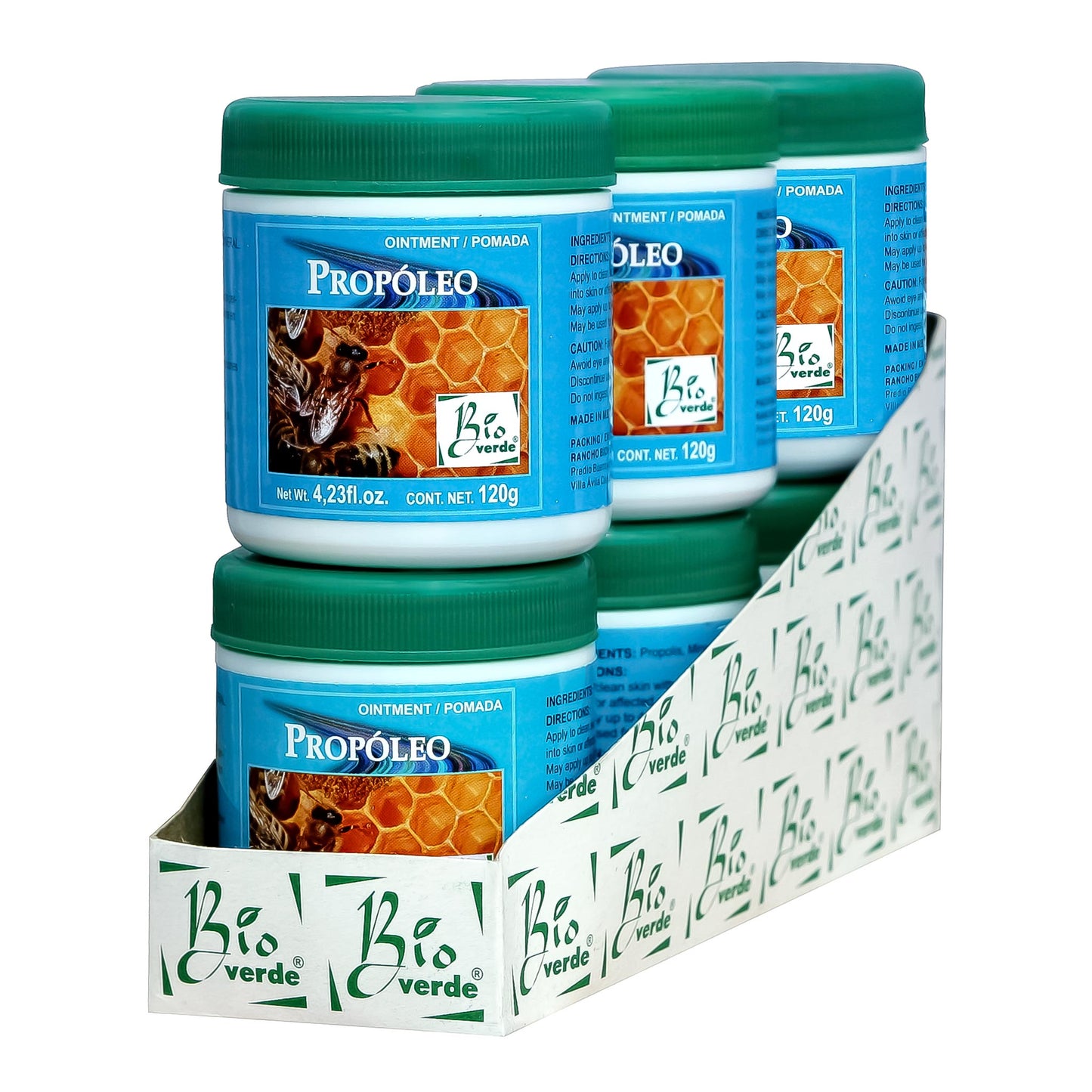 Pomada BIOVERDE ® propóleo 6 tarros de 120g