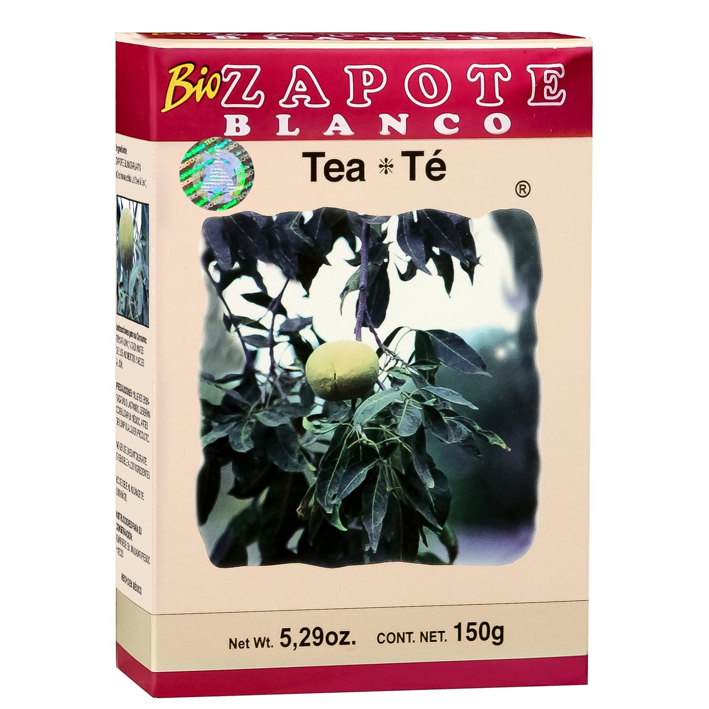 Té granulado BIOZAPOTE BLANCO ® hojas de zapote blanco caja 150g