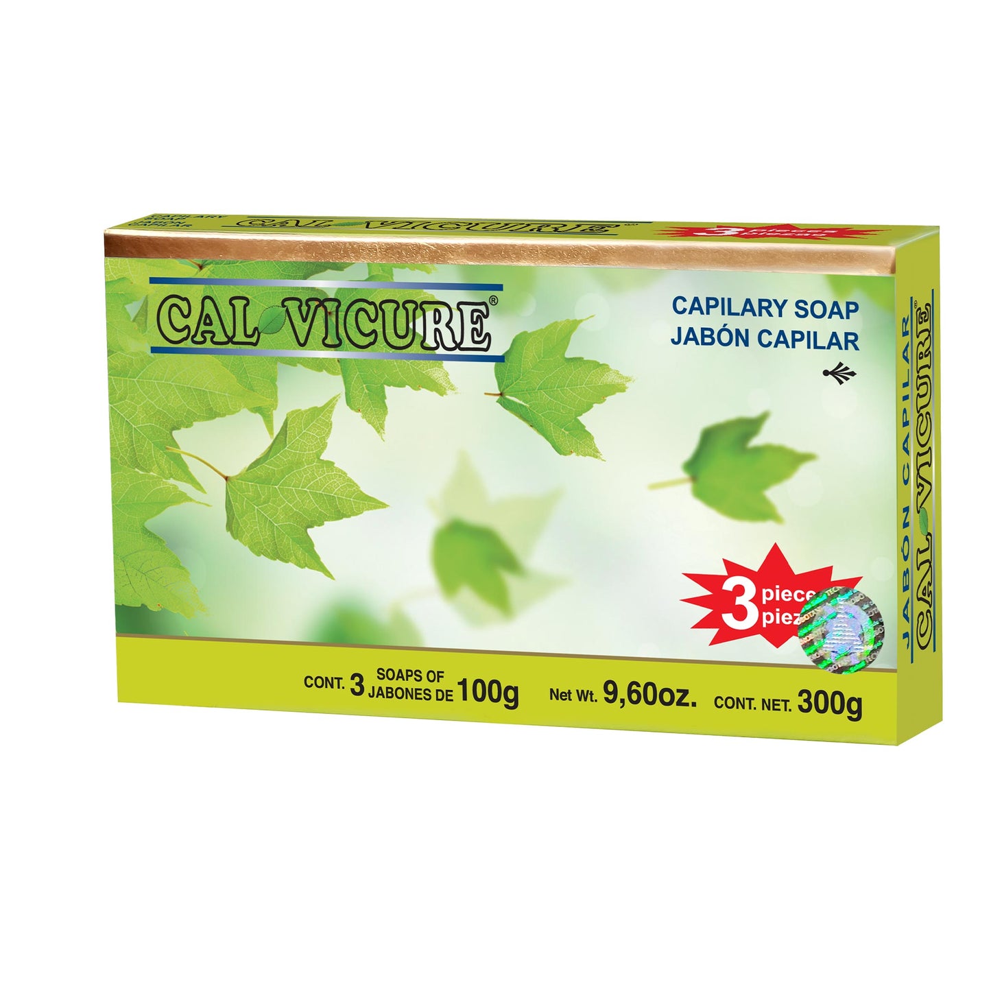 Jabón capilar CALVICURE ® romero compuesto caja 3 barras