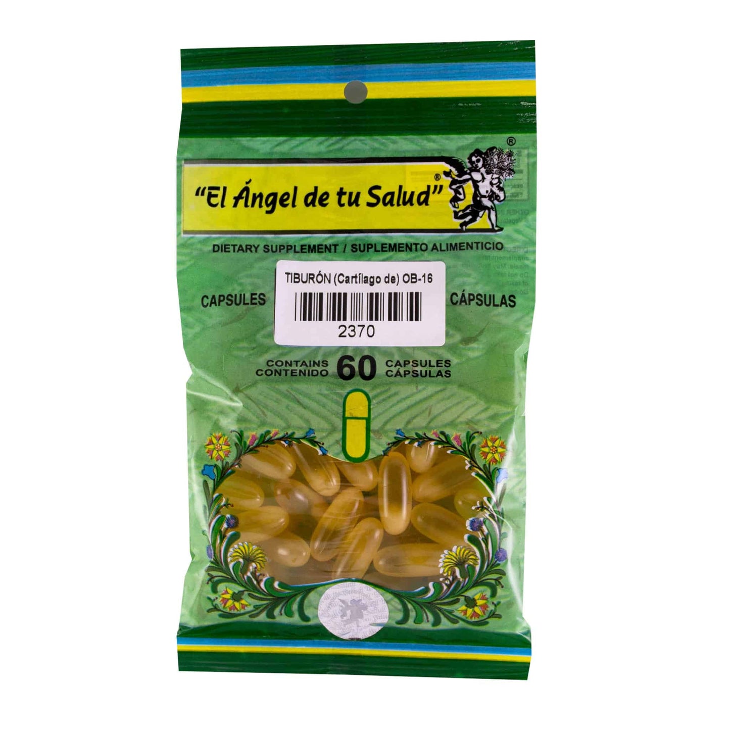 CARTÍLAGO DE TIBURÓN ™ Cápsulas bolsa con 60