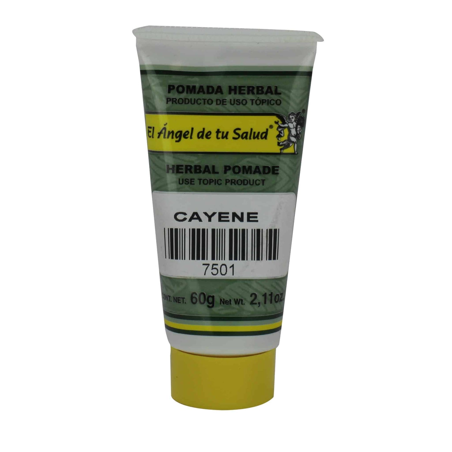 CAYENE POMADA ™ Bolsa con tubo de 60g