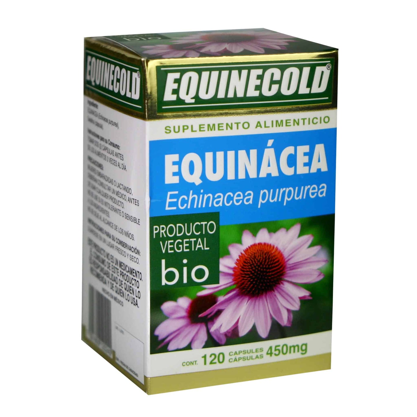 Cápsulas EQUINECOLD ® equinácea caja frasco 120