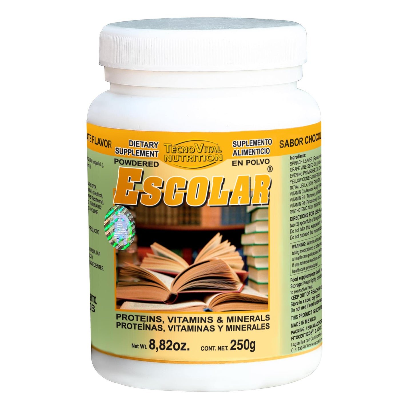 Polvo ESCOLAR ® proteinas, vitaminas y minerales frasco 250g
