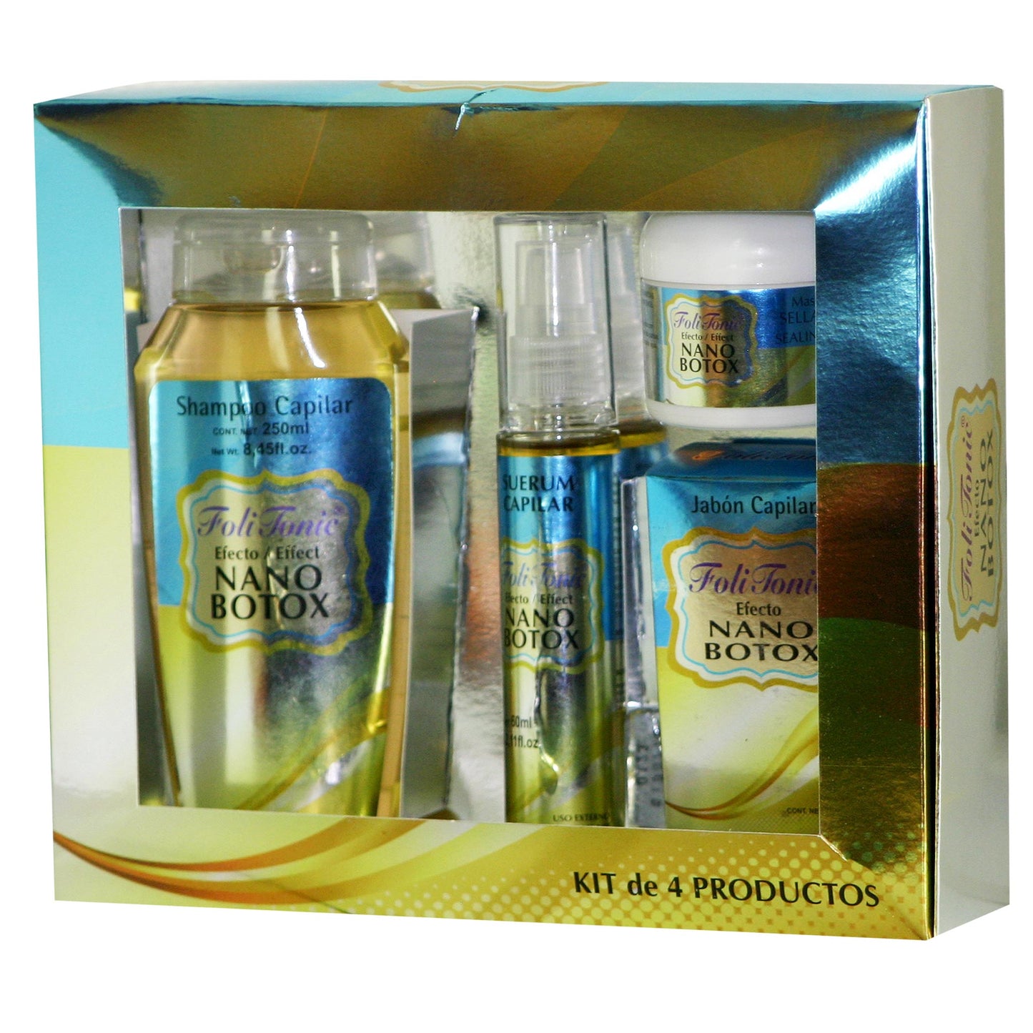 Kit FOLITONIC ® nano botox CUATRO PRODUCTOS