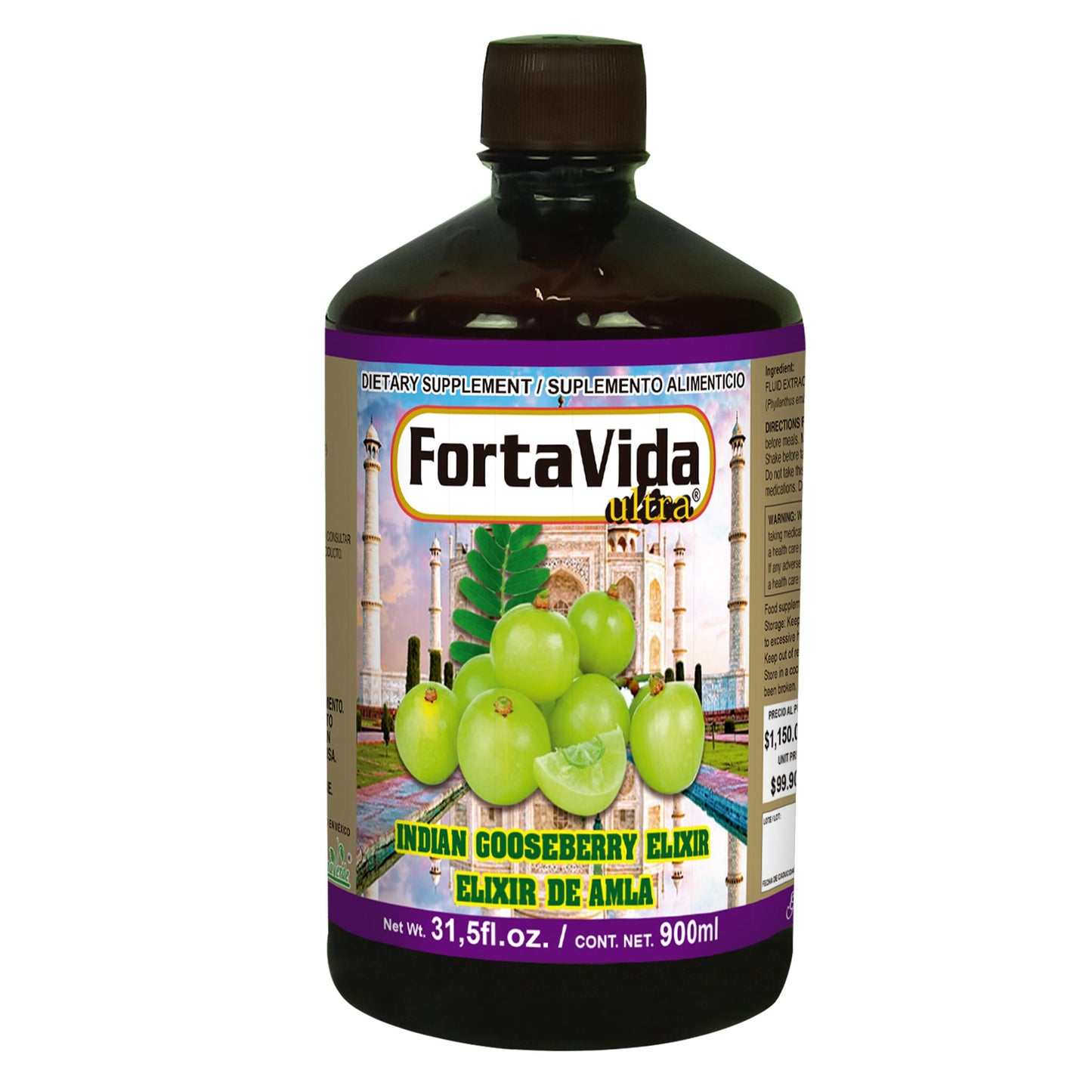 Elixir FORTAVIDA ® Amla caja frasco 900ml