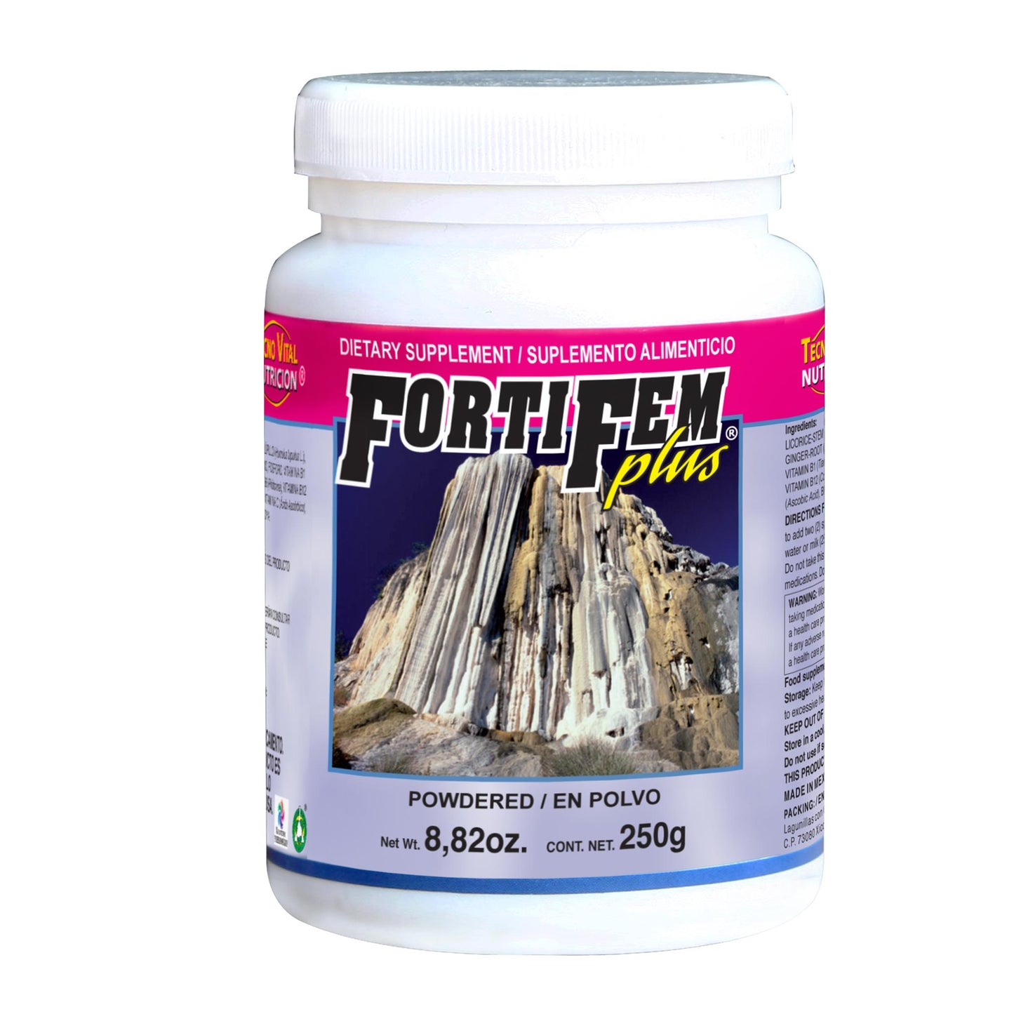 Polvo FORTIFEM PLUS ® calcio con hierro frasco 250g