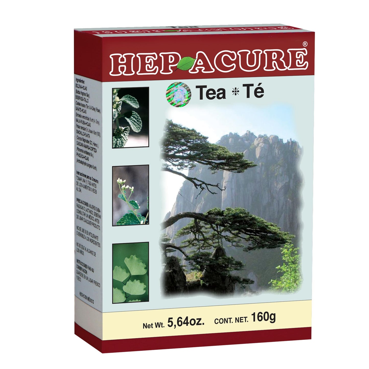 Té granulado HEPACURE ® cuasia compuesta caja 160g