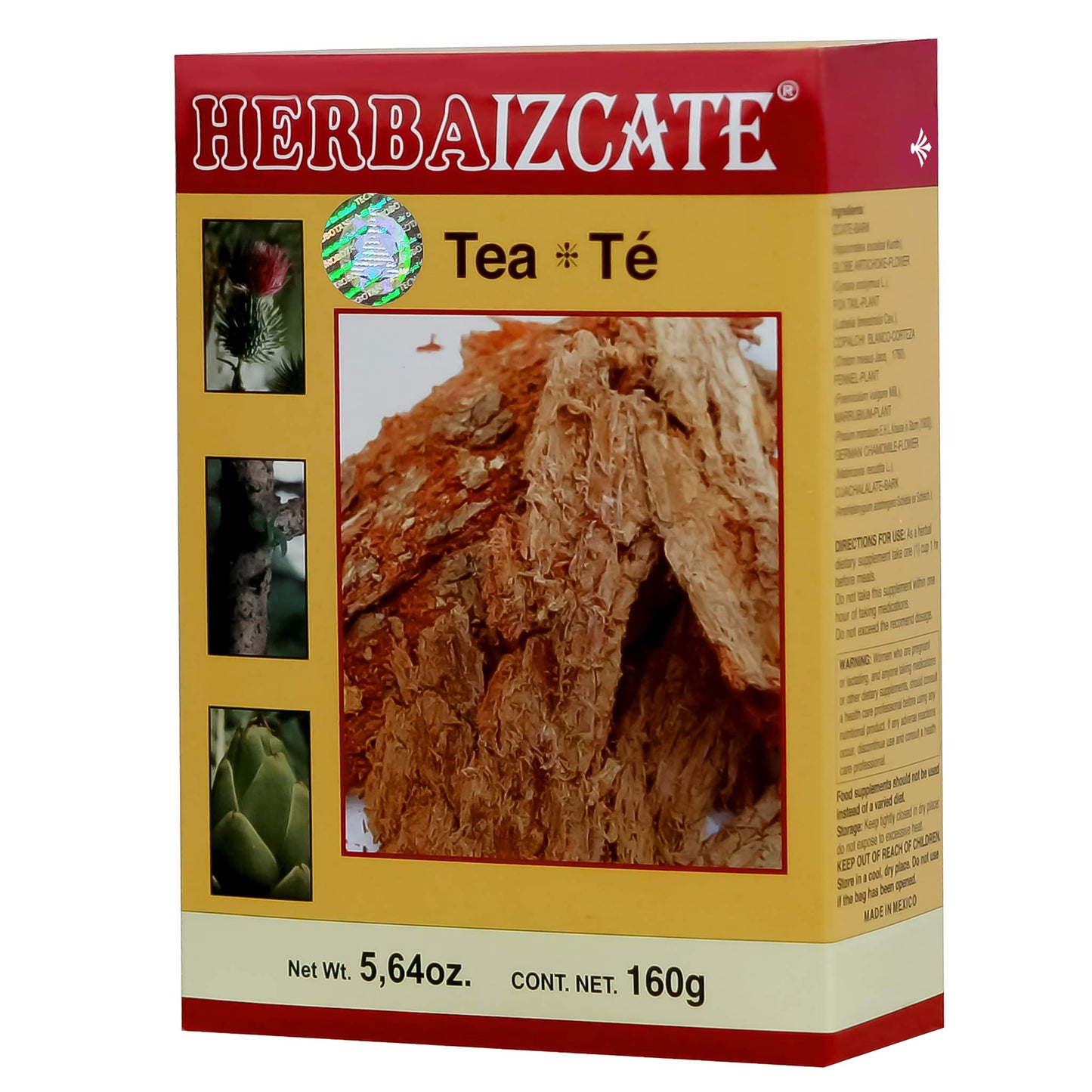Té granulado HERBAIZCATE ® izcate compuesto caja 160g