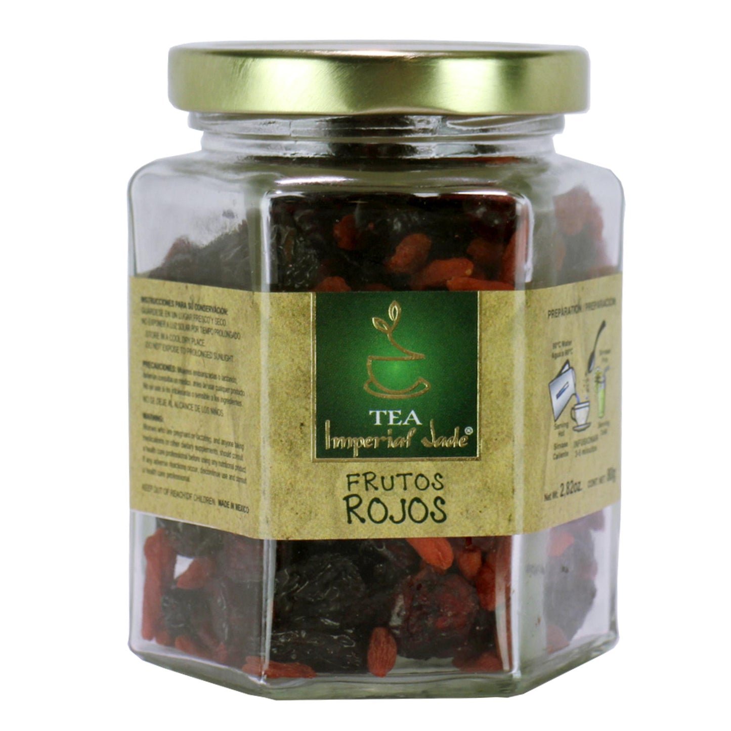 Frutos deshidratados IMPERIALJADE ® frutos rojos frasco 80g